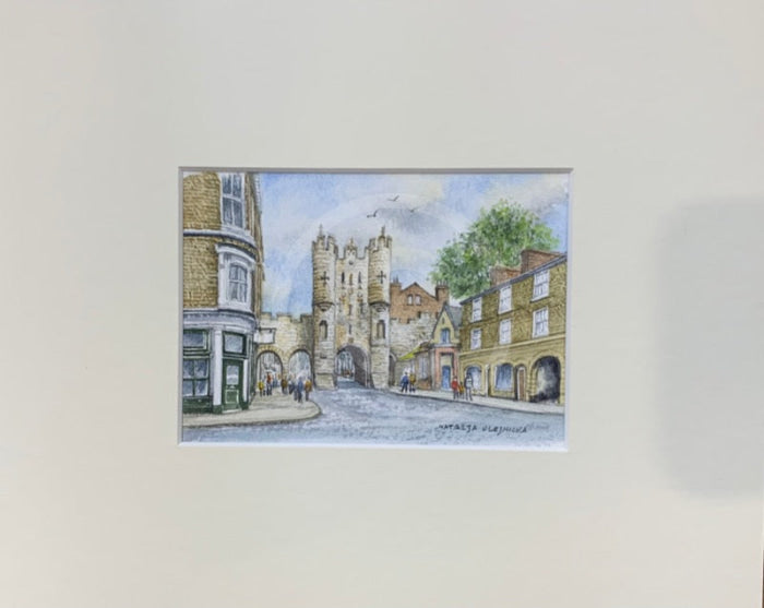 Micklegate Bar - Natalja Olejnicka ORIGINAL WATERCOLOUR