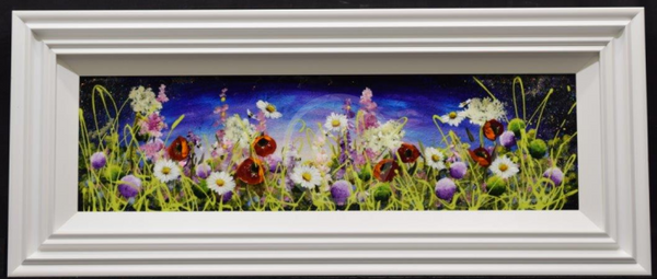 Mystical Meadow (10x35”) ORIGINAL PAINTING by Rozanne Bell