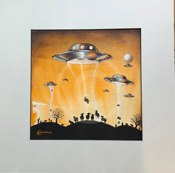 ORIGINAL From the Shadows - Mars Attacks! Baamageddon by Mark Braithwaite 