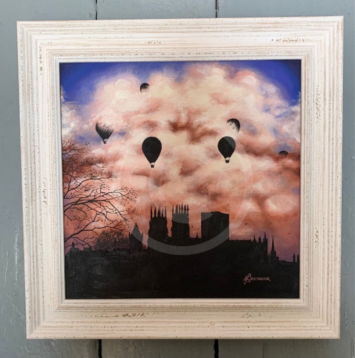 ORIGINAL Marshmallow Skies, York Minster from the Walls by Mark Braithwaite