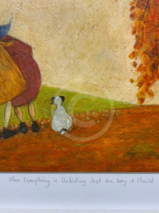 When Everything Is Unfolding Just the Way It Should REMARQUE LIMITED EDITION by Sam Toft