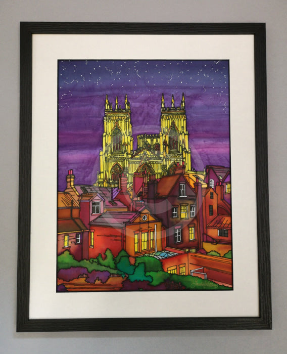 The Jewel Of York Original Silk Painting