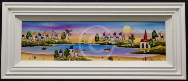 The Long Days of Summer (10x35”) ORIGINAL PAINTING by Rozanne Bell