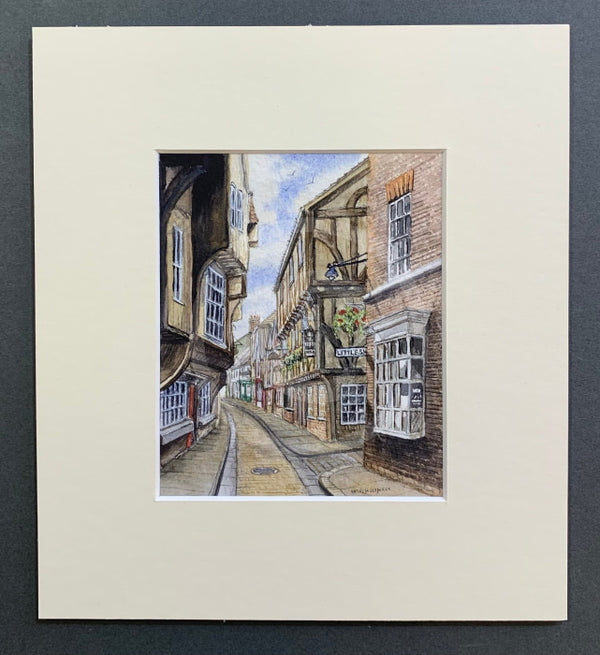 The Shambles, York - Natalja Olejnicka ORIGINAL WATERCOLOUR