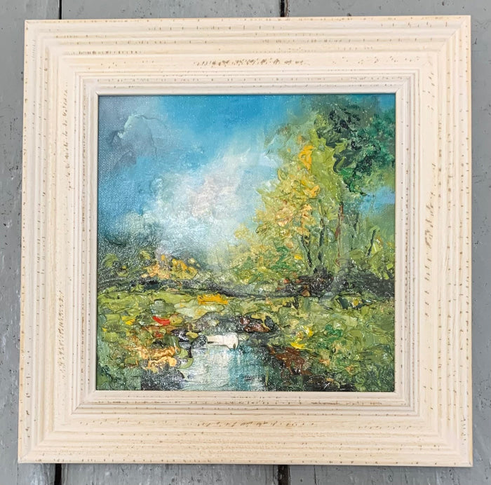 Time With You - ORIGINAL Oil Painting by Anna Schofield FRAMED