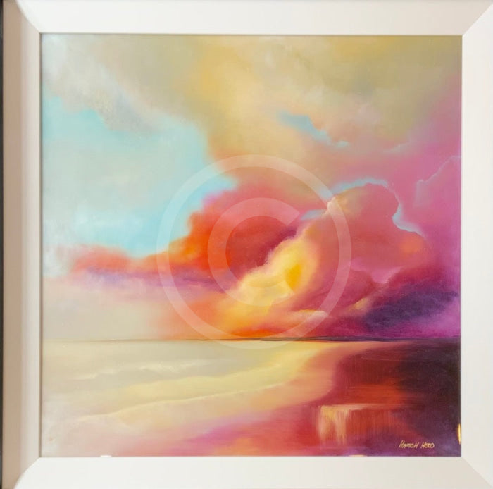 Sunset Beach (20x20") ORIGINAL PAINTING by Hamish Herd