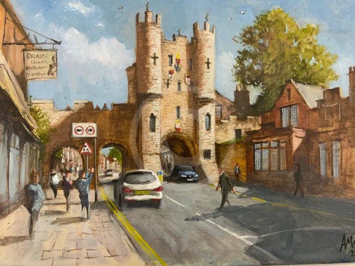 Close up of overall image, Micklegate Bar by Anthony Marn