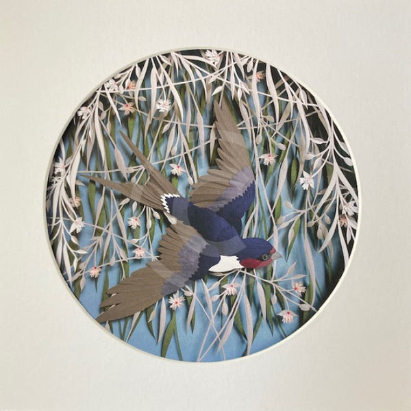 Swoop! Giclée Print By Anna Cook 30X30Cm Mounted