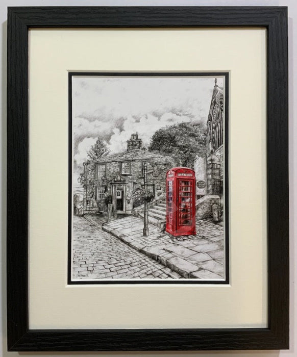 The Black Bull, Haworth FRAMED by Mark Braithwaite