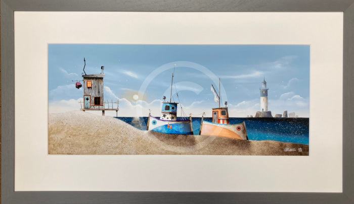 The Black Star by Gary Walton Limited Edition Print framed