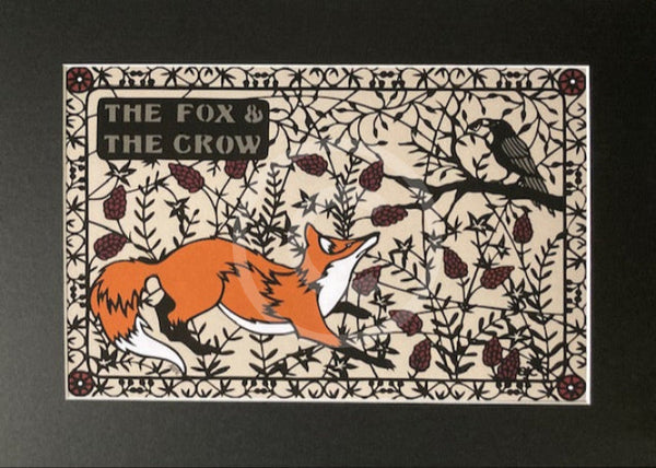 The Fox & The Crow: Aesop's Fables Series - Giclée Print by Anna Cook