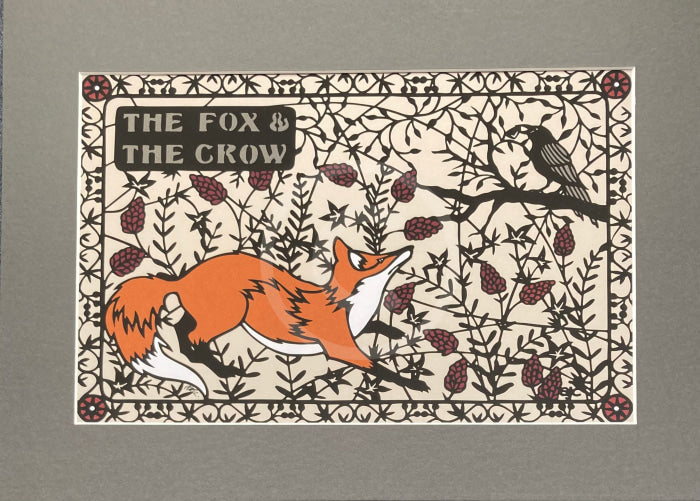 The Fox & Crow Giclée Print By Anna Cook