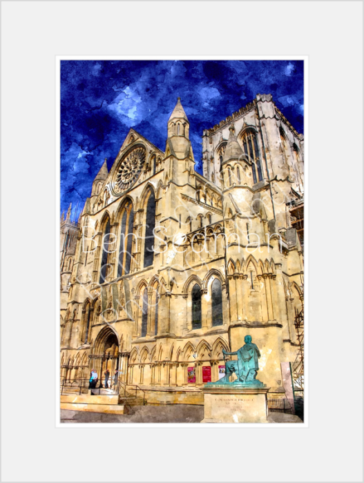 The Minster By Ben Sedman Posters Prints & Visual Artwork