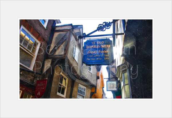 The Shambles By Ben Sedman Posters Prints & Visual Artwork