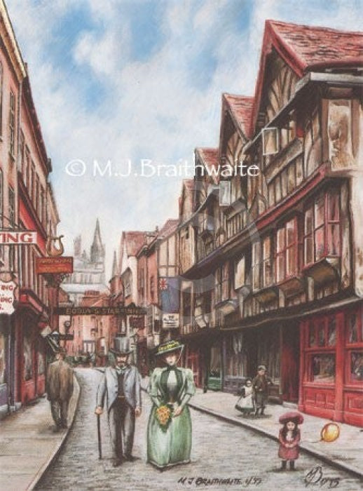 The Victorian York Collection - Stonegate By Mark Braithwaite