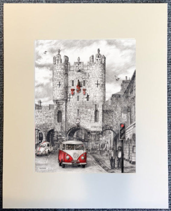 The View from the Bar, Micklegate Bar, York by Mark Braithwaite