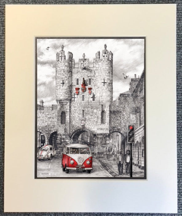 The View from the Bar, Micklegate Bar, York by Mark Braithwaite