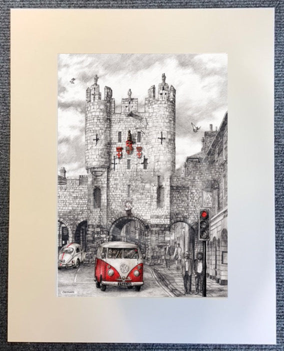 The View from the Bar, Micklegate Bar, York by Mark Braithwaite