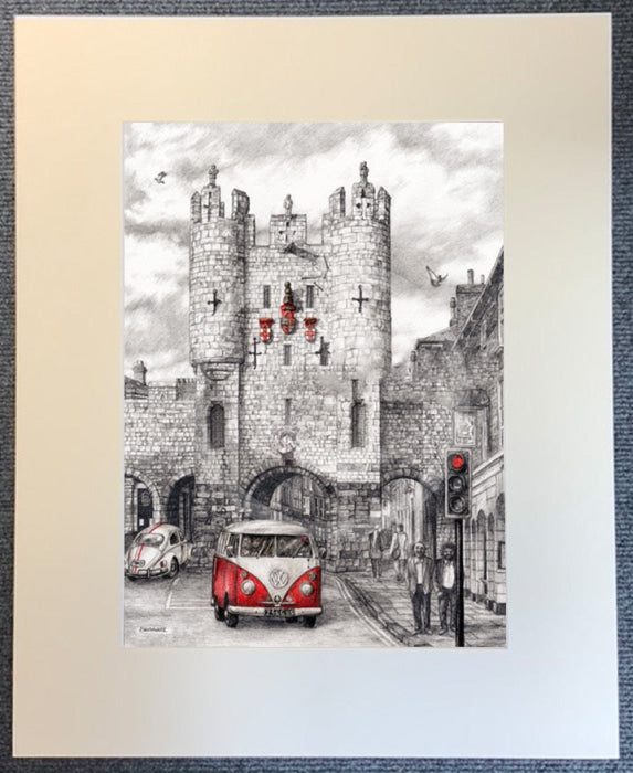 The View from the Bar, Micklegate Bar, York by Mark Braithwaite