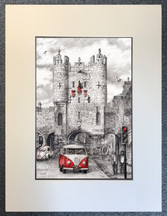 The View from the Bar, Micklegate Bar, York by Mark Braithwaite