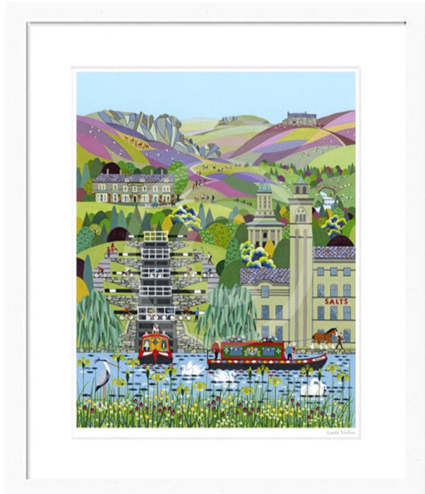 The West Riding Print of Yorkshire by Linda Mellin