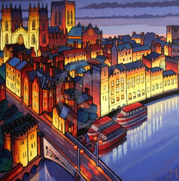 Towards York Minster By Jim Edwards