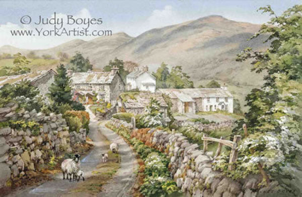 Town Head, Troutbeck by Judy Boyes - May from Judy's A Year in the Lakes