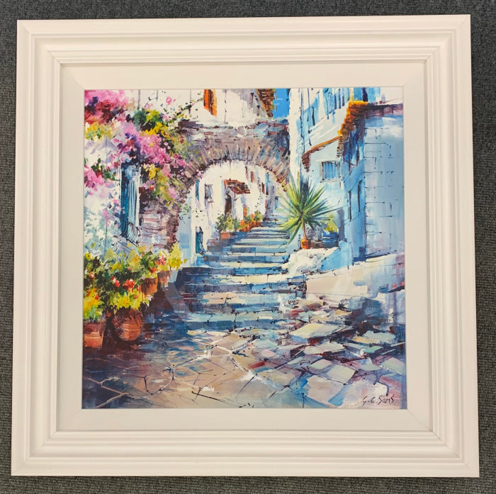 Tuscan Steps (24x24”) ORIGINAL PAINTING by Gary Sams