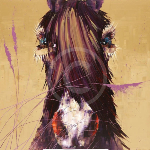 Watchful, Equestrian Horse Print by Amanda Stratford 