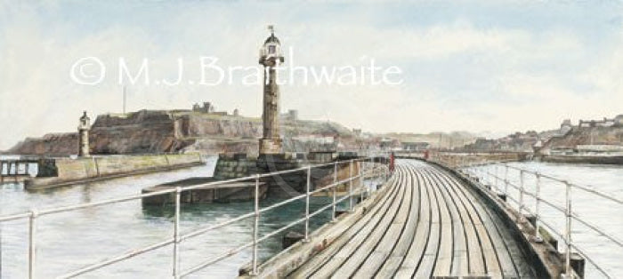 Whitby Harbour By Mark Braithwaite