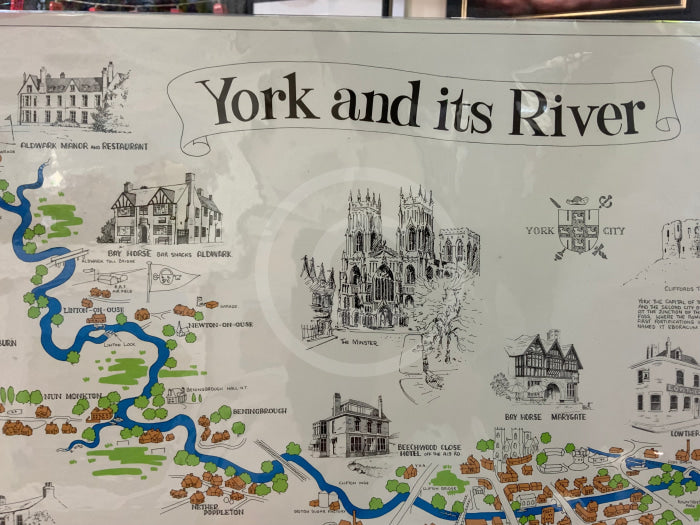 York And Its River Map