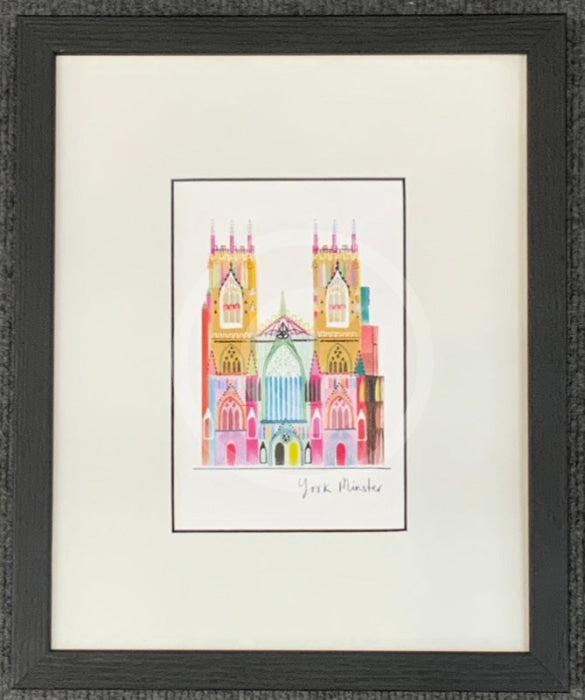 York Minster Print by Ilona Drew