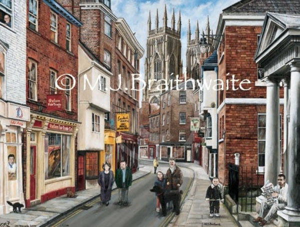 York Minster From Low Petergate By Mark Braithwaite -400 X 500Mm