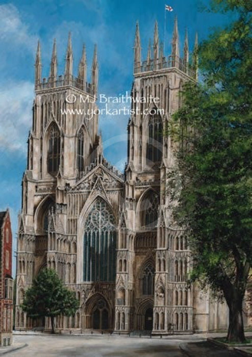 York Minster In Springtime By Mark Braithwaite